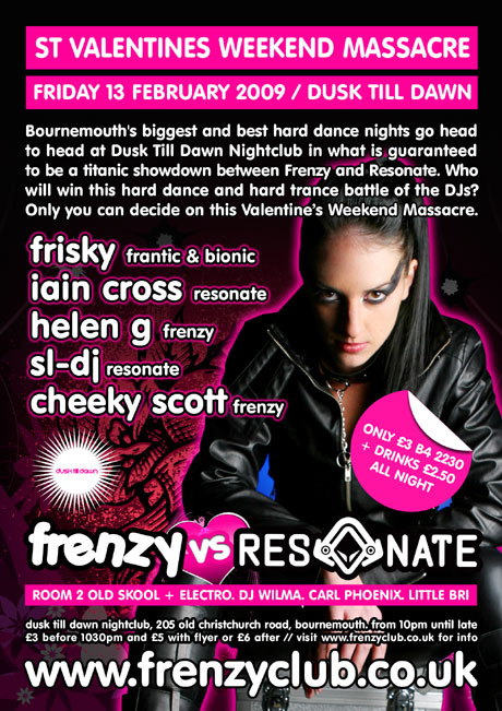 The Frenzy flyer from our Frenzy vs Resonate (Rear) 