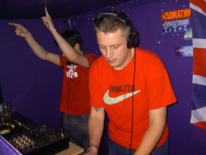 Ed Real DJ'ing at the last ever Club Destiny for Frenzy in May 2005