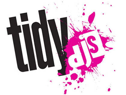 The logo of the Tidy DJs