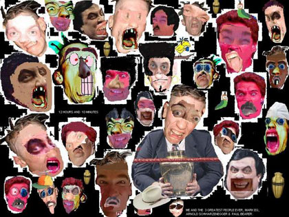 The rather disturbing Mark EG collage
